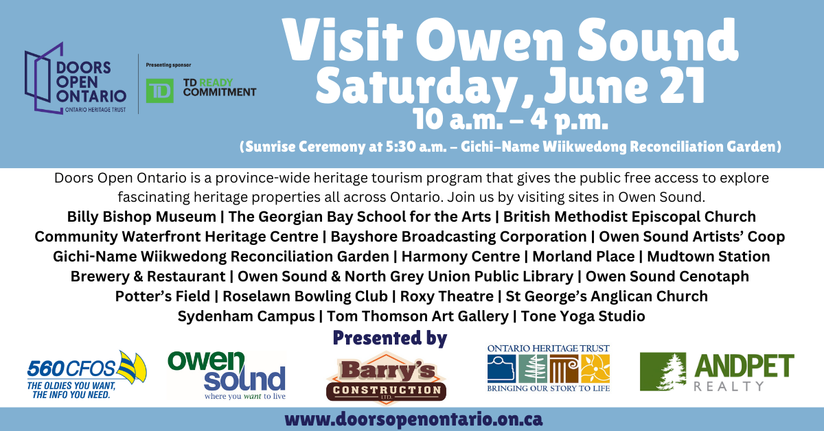 Event image Doors Open Owen Sound